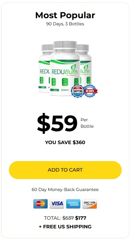 Order ReduBurn 3 Bottles